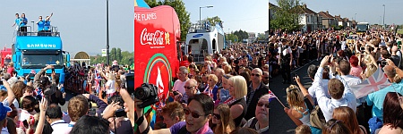 More photos of the London 2012 Olympic Torch Relay in Filton.