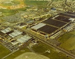 The Rolls-Royce factory in Filton, Bristol, pictured in November 1975.