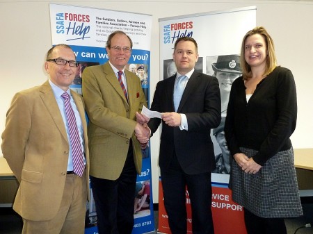 BAE Systems Filton charity donation to the SSAFA (Avon and Severnside branch).