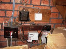 Hazardous electrics at a rented property in Charles Road, Filton.